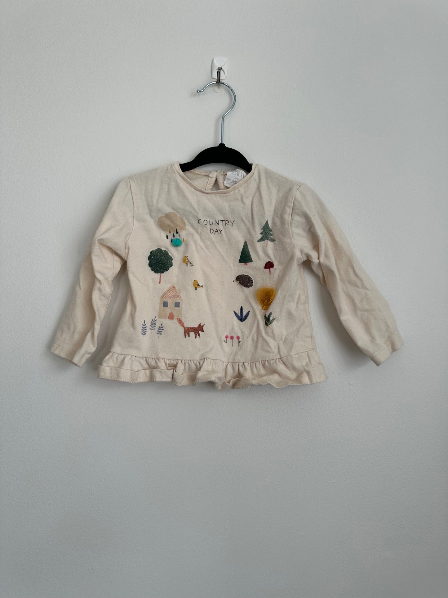 Zara Shirt 6-9m