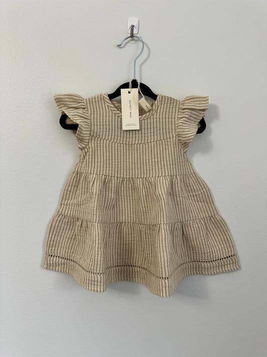 *New* Quincy Mae - Short Sleeve Bell Dress - 3-6m