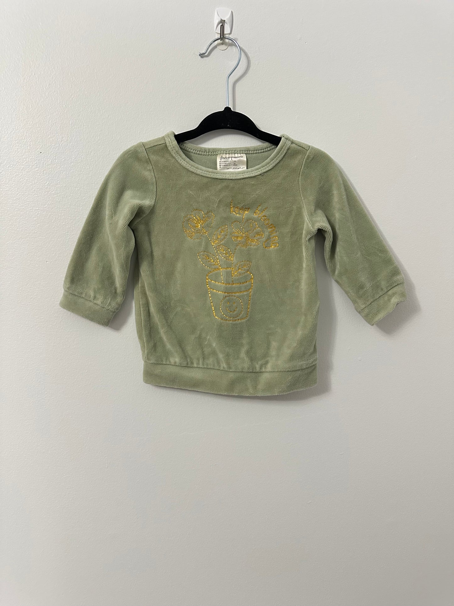 First Impressions Long Sleeves 3-6m