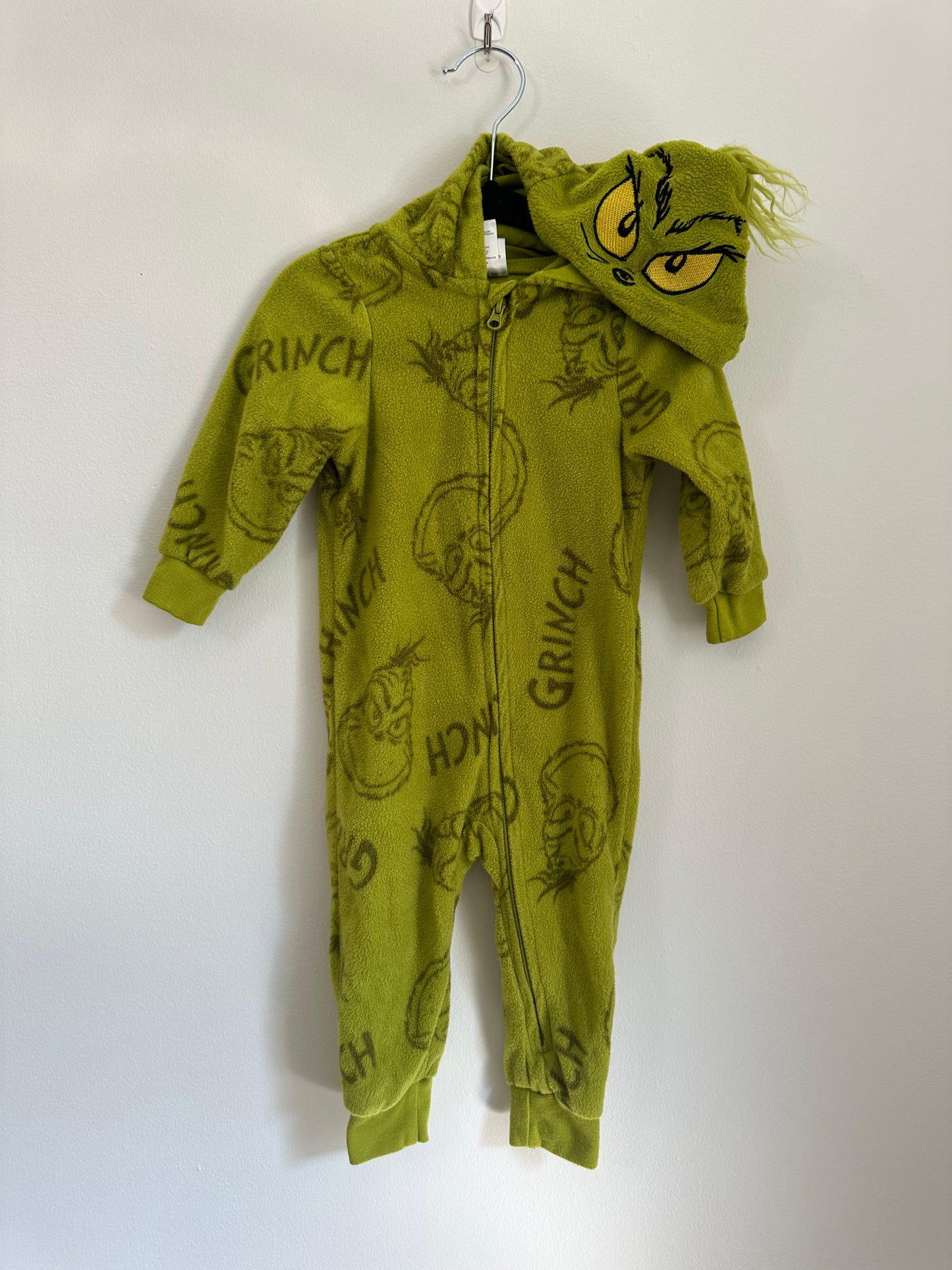 **Grinch Footless Sleeper 6-12m